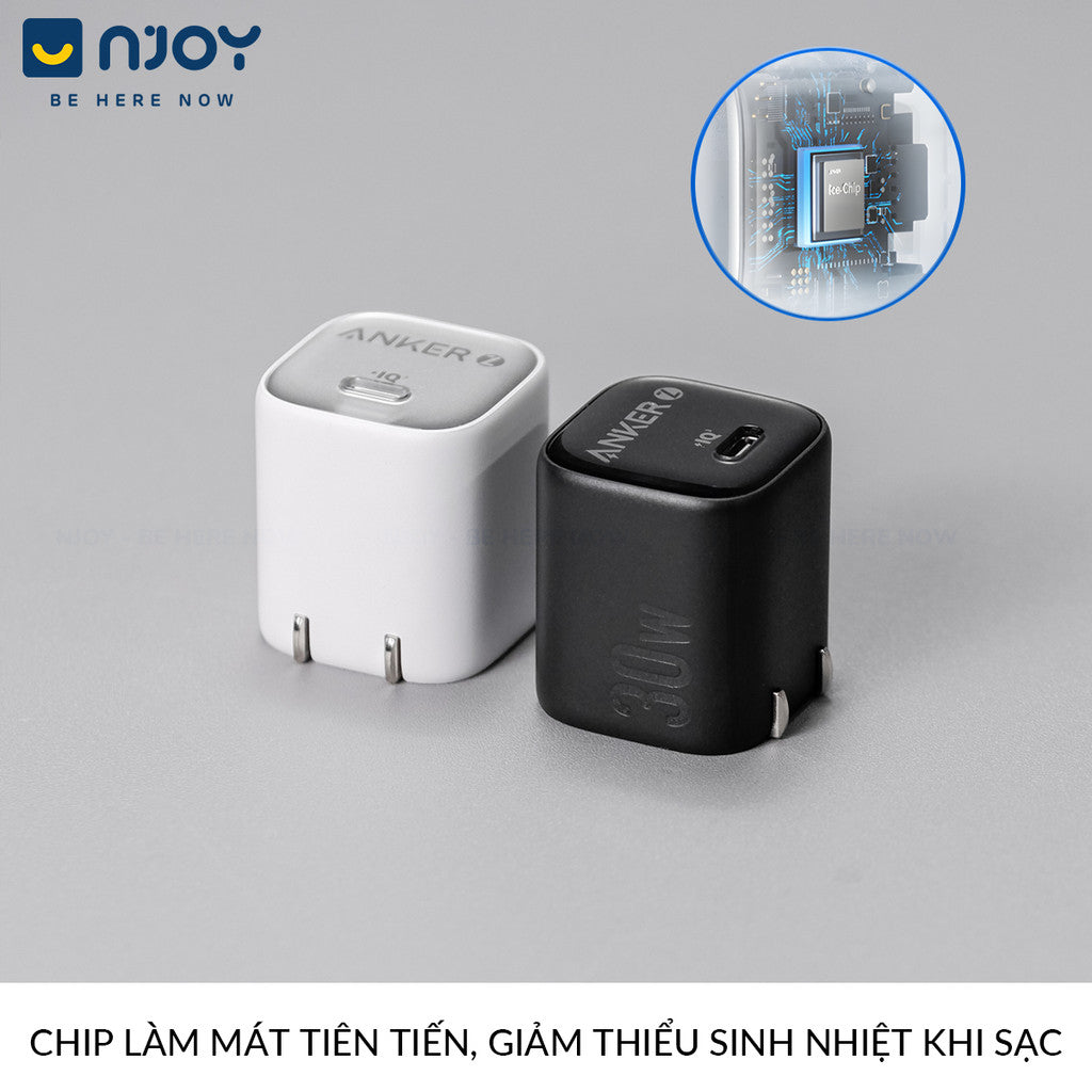 Củ Sạc Nhanh Anker 20W 30W Chân Cắm Type C Cho Điện Thoại iPhone Samsung Sony LG