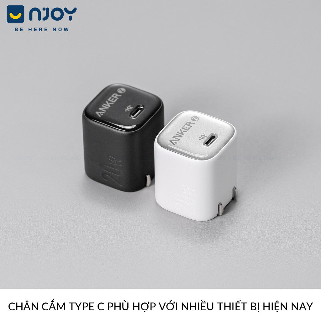 Củ Sạc Nhanh Anker 20W 30W Chân Cắm Type C Cho Điện Thoại iPhone Samsung Sony LG