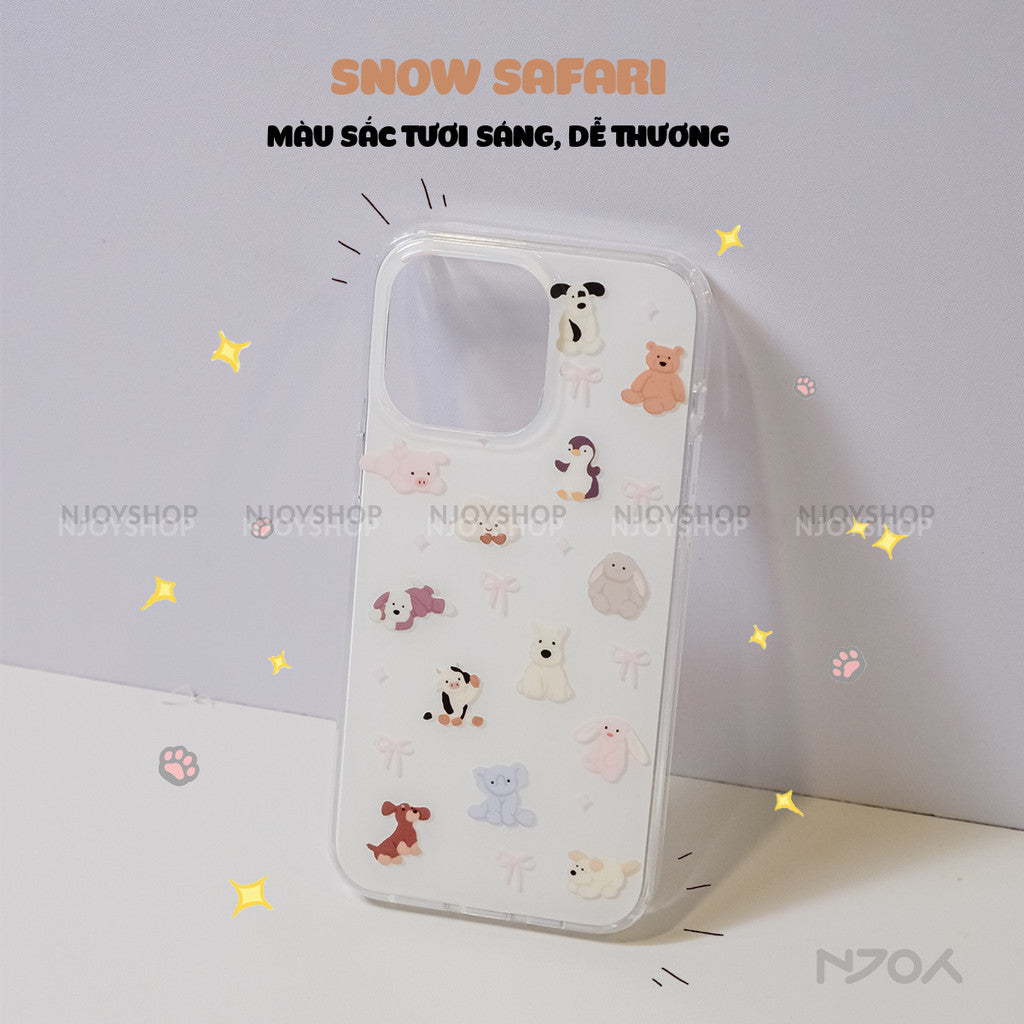 Ốp Lưng In Hình Thú Cưng Chó Mèo Dễ Thương Cute Cho iPhone 16 Pro Max 15 14 13
