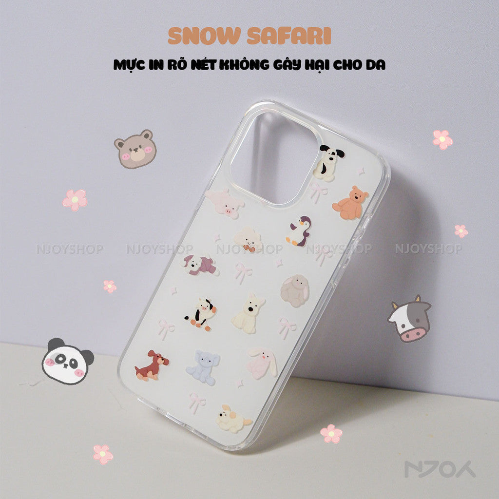 Ốp Lưng In Hình Thú Cưng Chó Mèo Dễ Thương Cute Cho iPhone 16 Pro Max 15 14 13