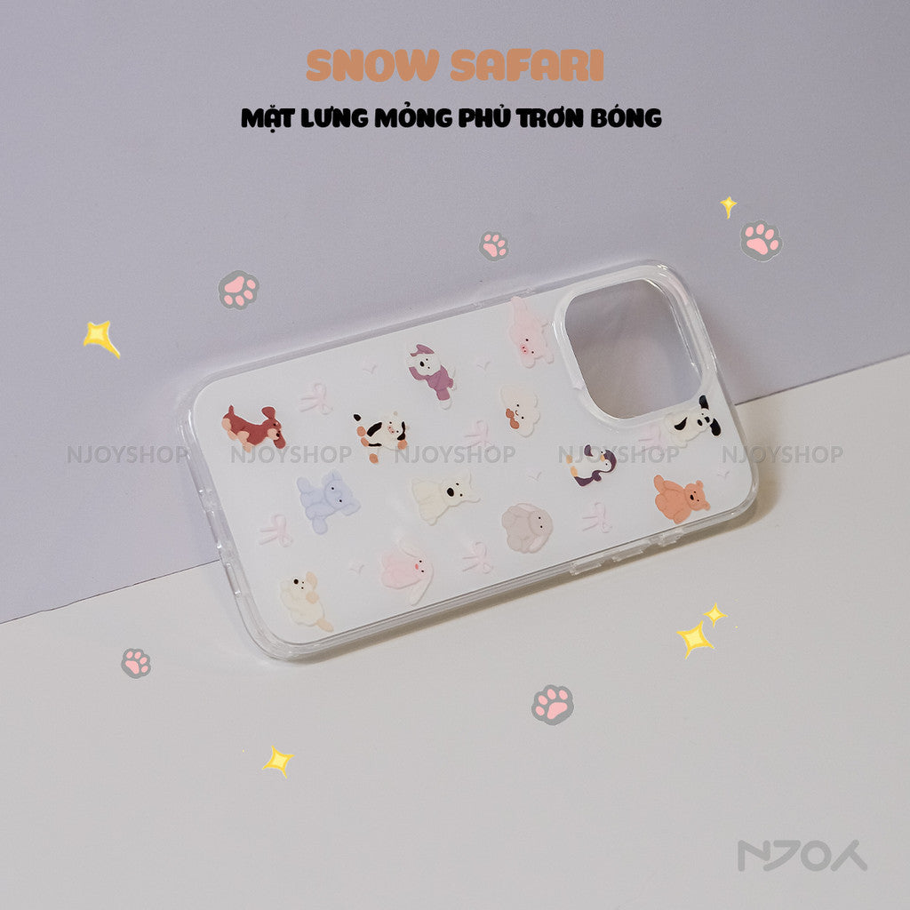 Ốp Lưng In Hình Thú Cưng Chó Mèo Dễ Thương Cute Cho iPhone 16 Pro Max 15 14 13