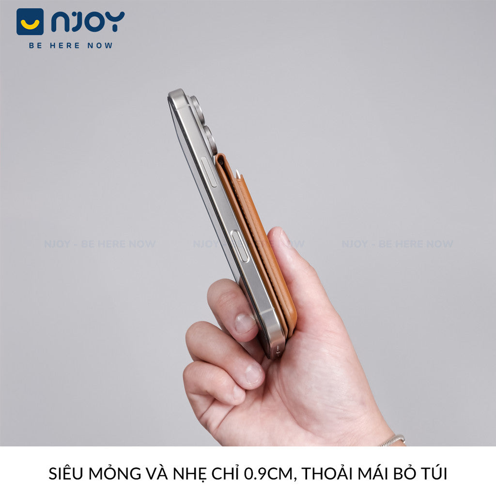 Ví Đựng Thẻ Magsafe Không Dây Cho Điện Thoại iPhone Samsung Huawei Xiaomi