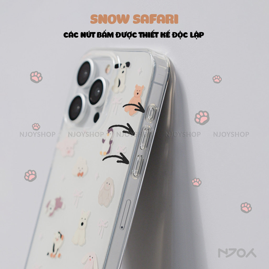 Ốp Lưng In Hình Thú Cưng Chó Mèo Dễ Thương Cute Cho iPhone 16 Pro Max 15 14 13