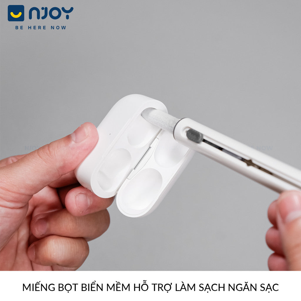 Bút Vệ Sinh Tai Nghe Airpods Pro 2 3 4 Bỏ Túi Đa Năng Nhỏ Gọn Tiện Lợi Njoyshop