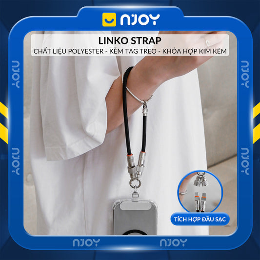 Dây Đeo Điện Thoại Kiêm Cáp Sạc Nhanh Type C To C Tiện Lợi Cho iPhone Samsung iPad