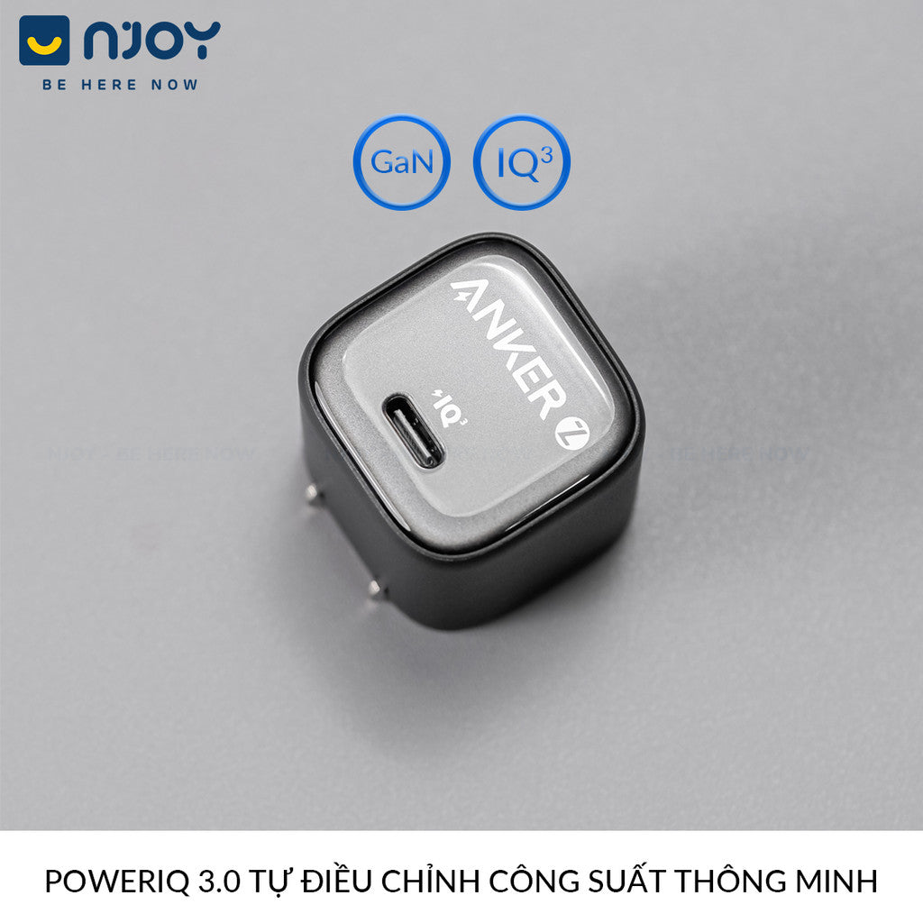 Củ Sạc Nhanh Anker 20W 30W Chân Cắm Type C Cho Điện Thoại iPhone Samsung Sony LG