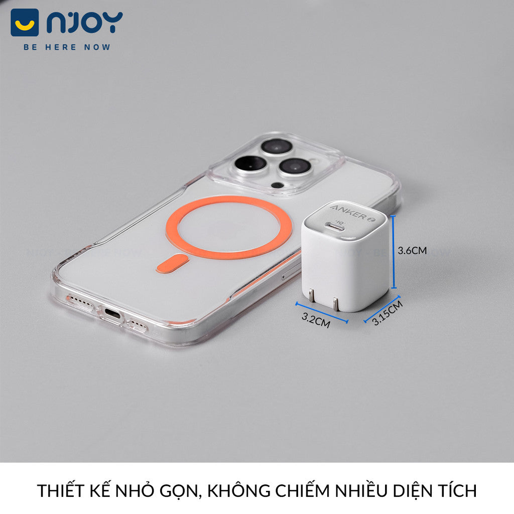 Củ Sạc Nhanh Anker 20W 30W Chân Cắm Type C Cho Điện Thoại iPhone Samsung Sony LG
