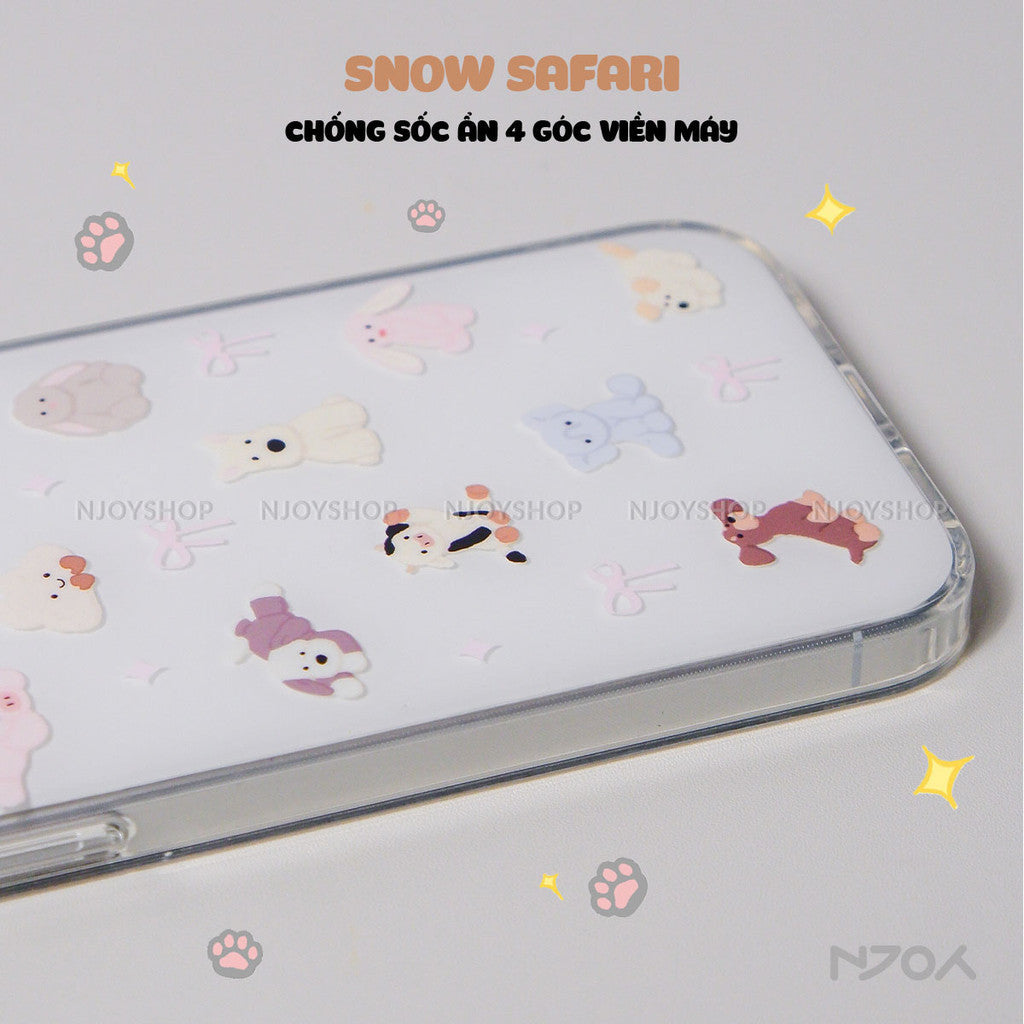 Ốp Lưng In Hình Thú Cưng Chó Mèo Dễ Thương Cute Cho iPhone 16 Pro Max 15 14 13