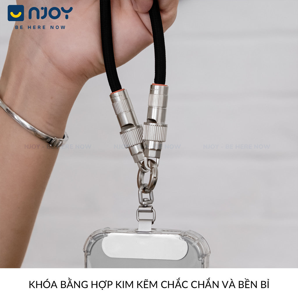Dây Đeo Điện Thoại Kiêm Cáp Sạc Nhanh Type C To C Tiện Lợi Cho iPhone Samsung iPad