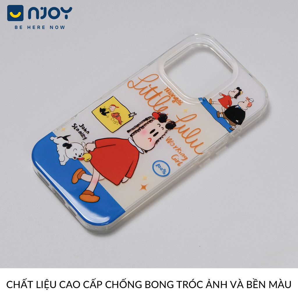 Ốp Lưng In Hình Little Lulu Dễ Thương Chống Sốc Cho Điện Thoại iPhone 16 Pro Max 15 14 13 12