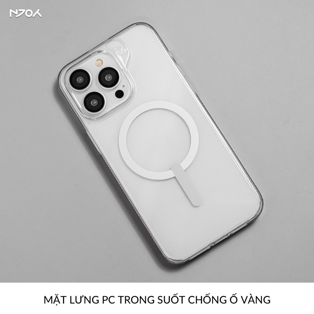 Ốp Magsafe Trong Suốt Zagg Chống Sốc Cho iPhone 16 Pro Max 15 14 13