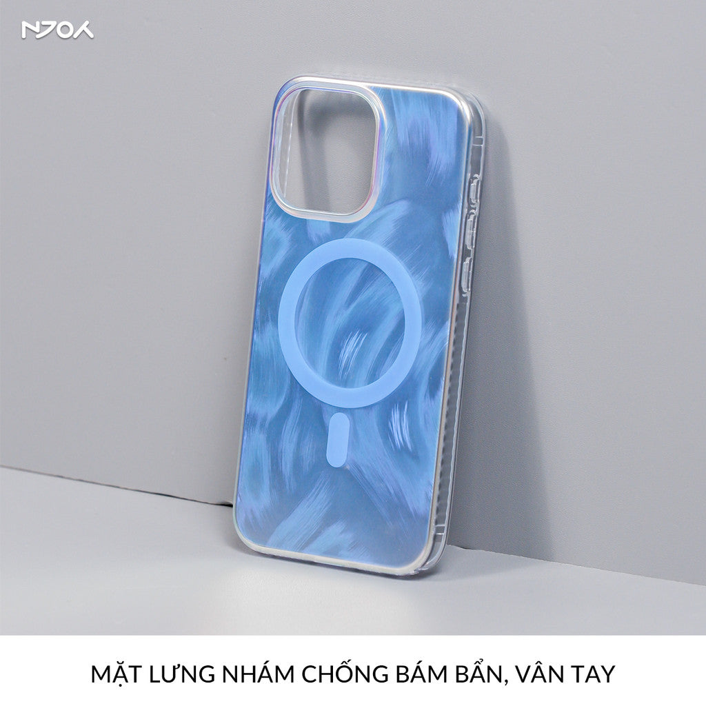 Ốp Magsafe Lưng Nhám Phản Quang Cho iPhone 16 Pro Max 15 14 13 12 11
