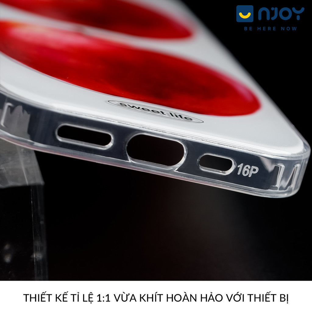Ốp Lưng In Hình Táo Art Sweet Life Có Túi Khí Chống Sốc Cho Điện Thoại iPhone 16 Pro Max 15 14 13