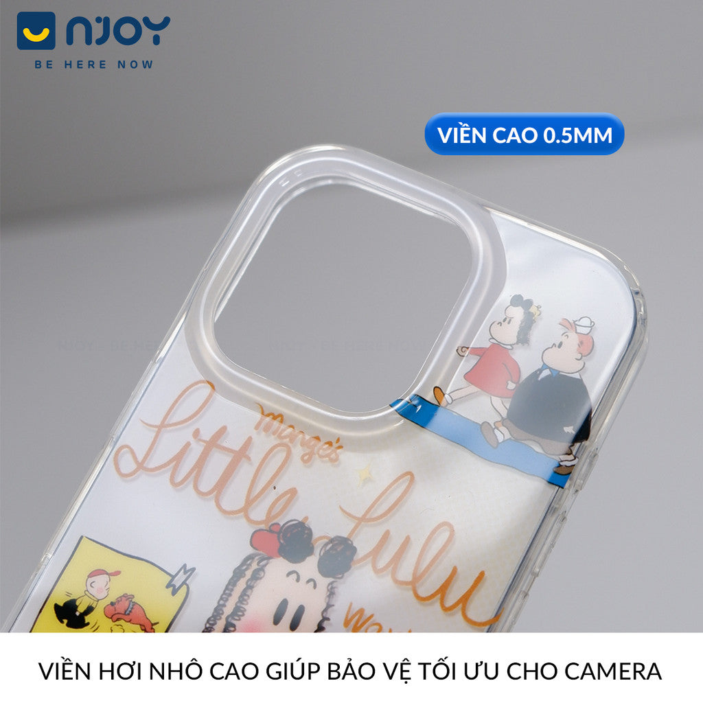 Ốp Lưng In Hình Little Lulu Dễ Thương Chống Sốc Cho Điện Thoại iPhone 16 Pro Max 15 14 13 12
