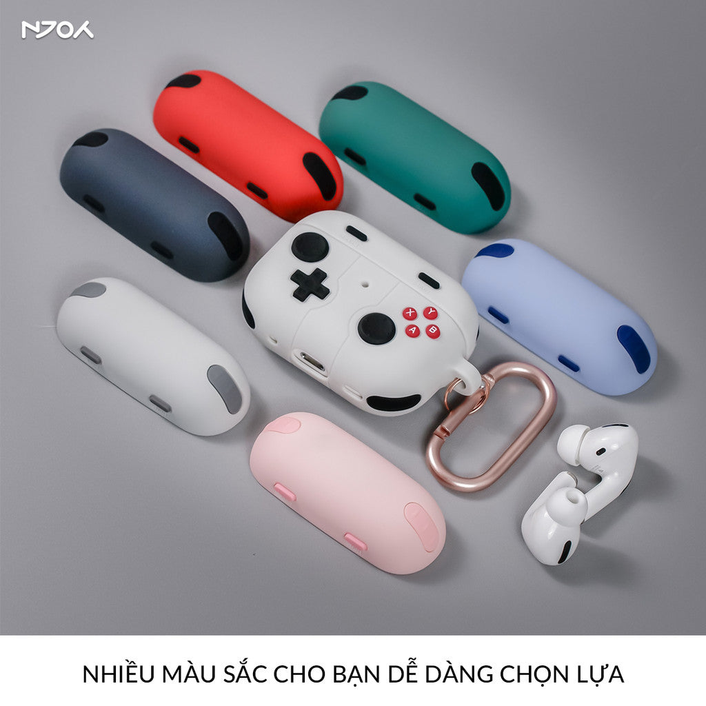 Ốp Silicon Máy Chơi Game Kèm Móc Khóa Cho Tai Nghe Airpods Pro 2 4