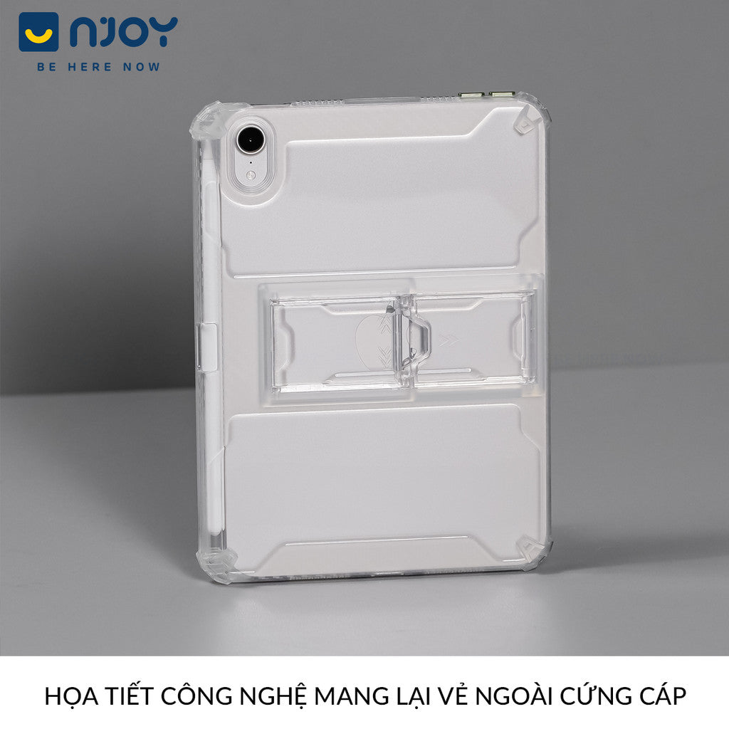 Ốp Trong Suốt Chống Sốc Kiêm Giá Đỡ Cho iPad Air 4 5 6 7 Pro M4 M2 M1 Gen 7 8 9 10 11 Mini 6 7