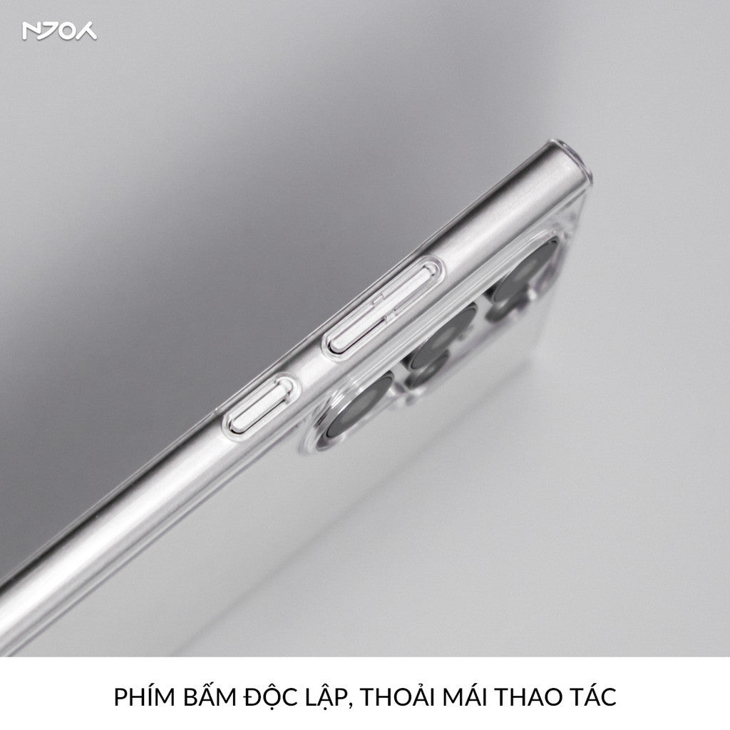 Ốp Trong Suốt Siêu Mỏng Memumi Bảo Vệ Camera Chống Ố Vàng Cho Samsung S24 Ultra S23