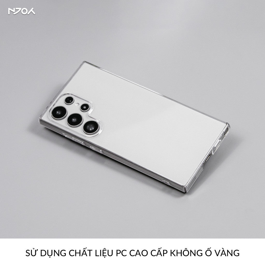Ốp Trong Suốt Siêu Mỏng Memumi Bảo Vệ Camera Chống Ố Vàng Cho Samsung S24 Ultra S23