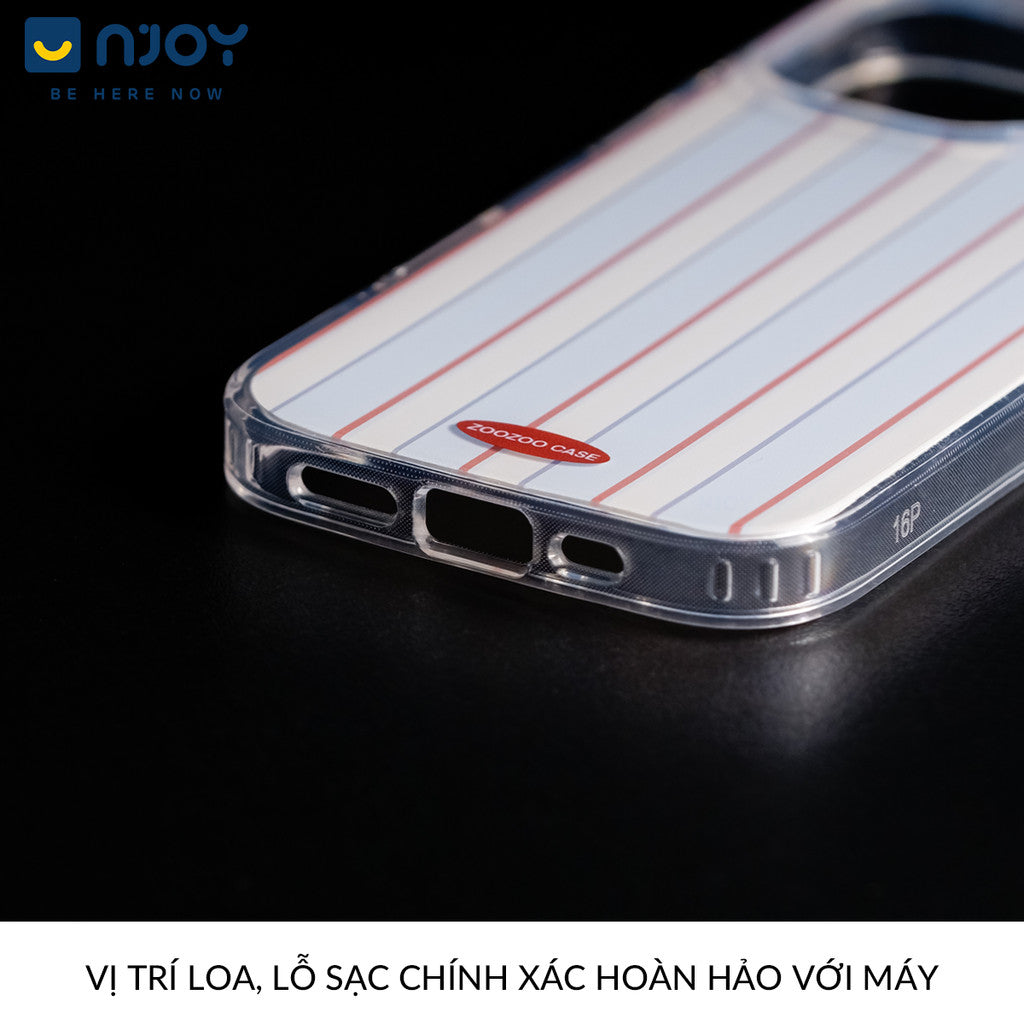 Ốp Lưng Art Minimal Sọc Thẳng Có Túi Khí Chống Sốc Cho Điện Thoại iPhone 16 Pro Max 15 14 13
