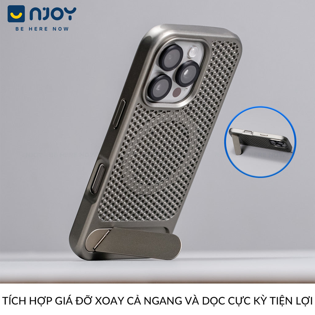 Ốp Tản Nhiệt Magsafe Bảo Vệ Camera Cho Điện Thoại iPhone 16 Pro Max 15 14 13