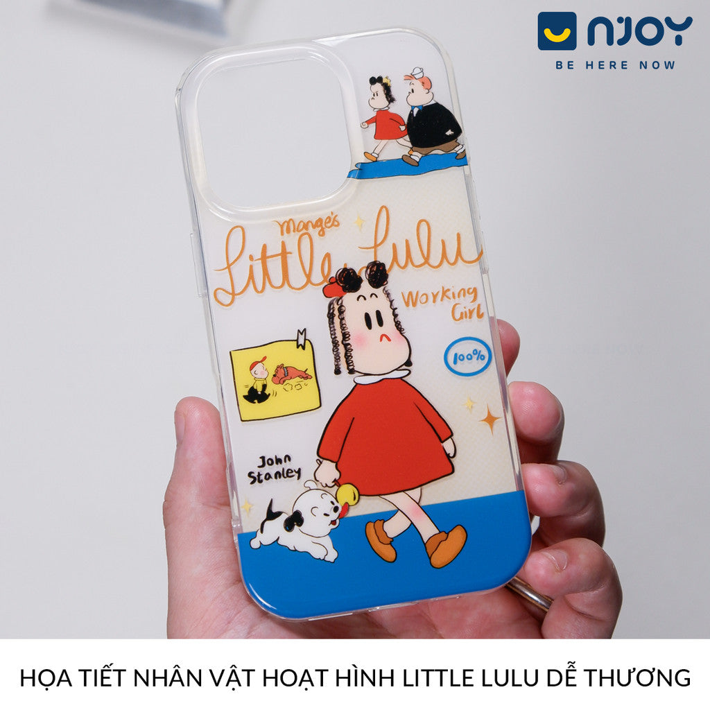 Ốp Lưng In Hình Little Lulu Dễ Thương Chống Sốc Cho Điện Thoại iPhone 16 Pro Max 15 14 13 12