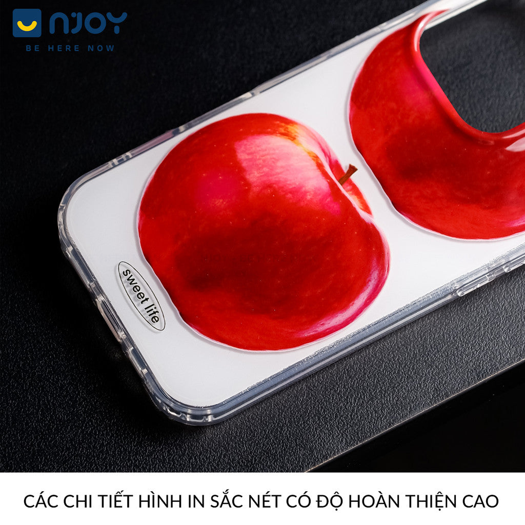 Ốp Lưng In Hình Táo Art Sweet Life Có Túi Khí Chống Sốc Cho Điện Thoại iPhone 16 Pro Max 15 14 13
