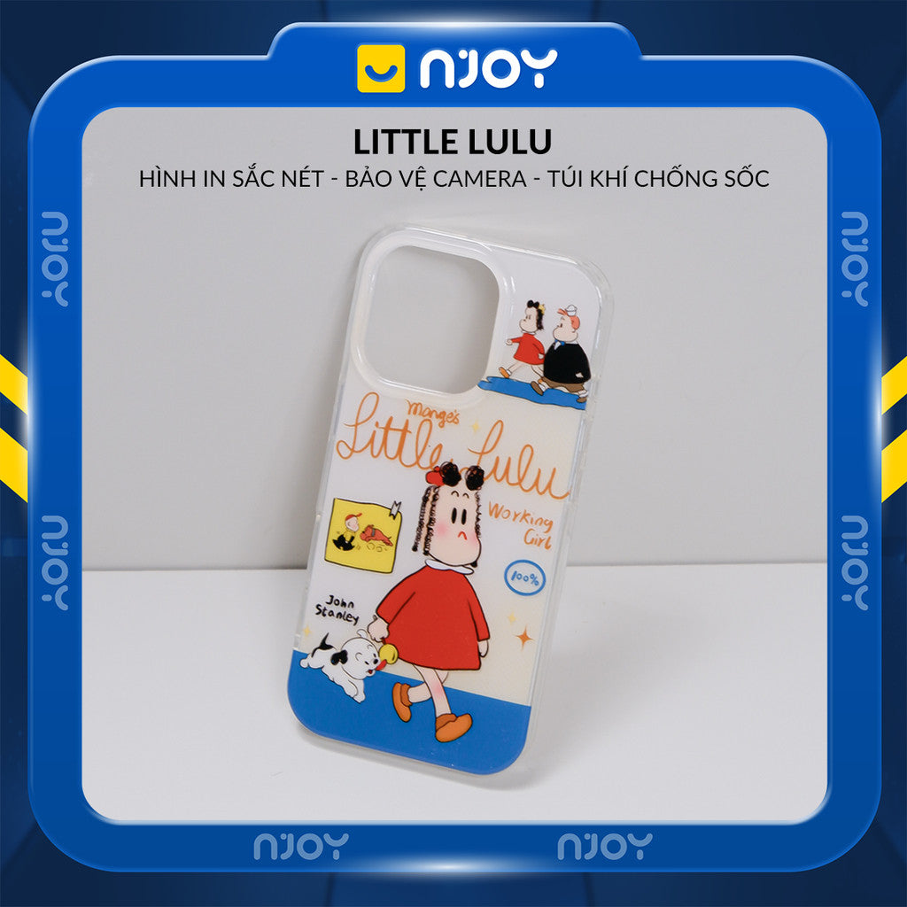 Ốp Lưng In Hình Little Lulu Dễ Thương Chống Sốc Cho Điện Thoại iPhone 16 Pro Max 15 14 13 12