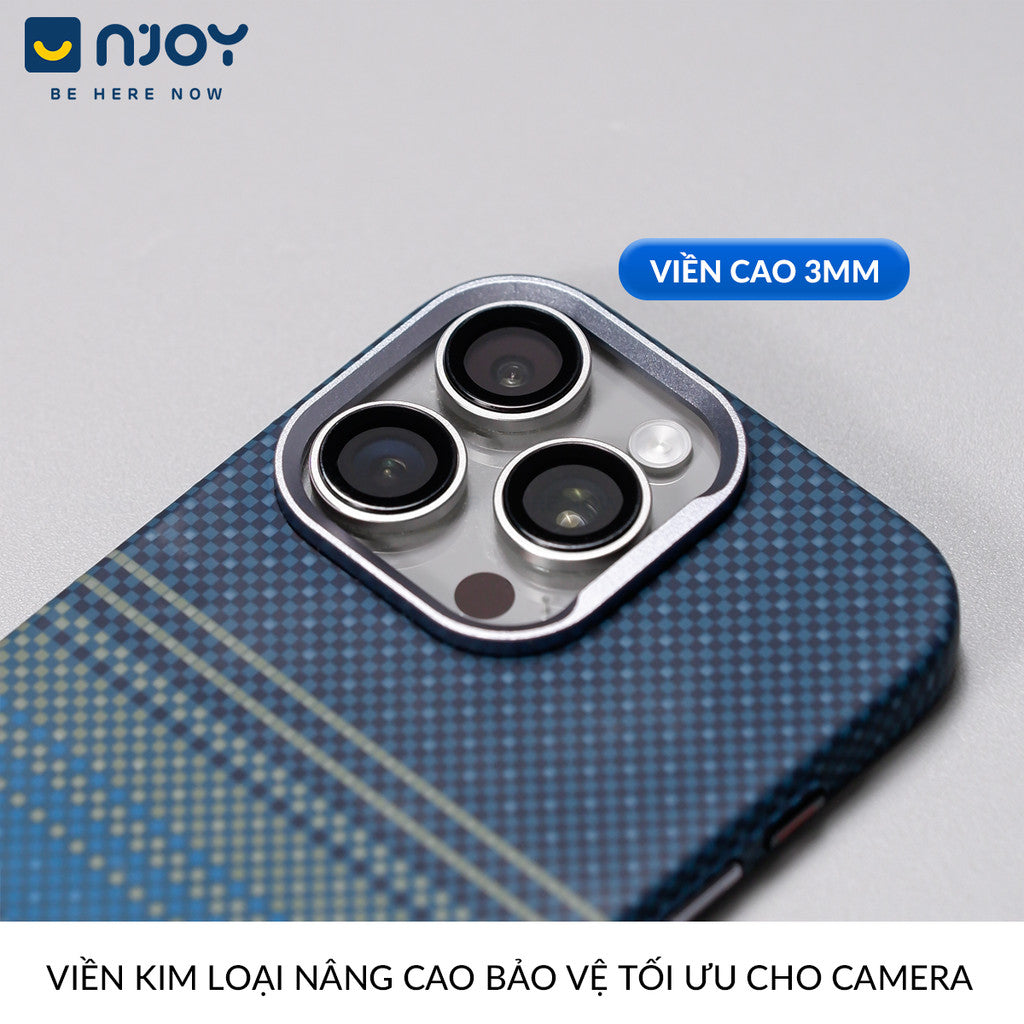Ốp Carbon Magsafe Siêu Mỏng Họa Tiết 3D Nổi Cho Điện Thoại iPhone 17 Pro Max 16 15 14 13