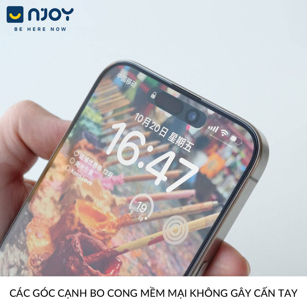 Kính Cường Lực Hoda Chống Trộm Chống Chói Cao Cấp Cho Điện Thoại iPhone 17 Pro Max 16 15