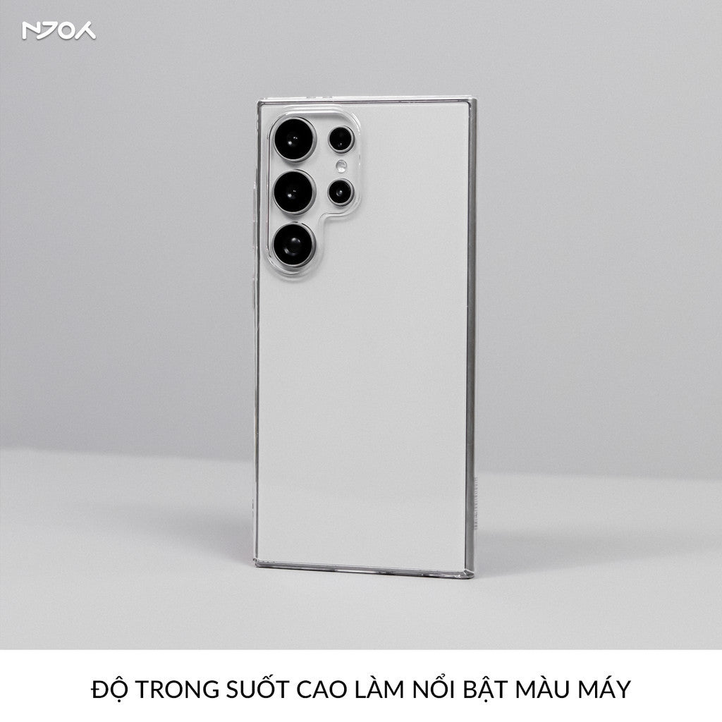 Ốp Trong Suốt Siêu Mỏng Memumi Bảo Vệ Camera Chống Ố Vàng Cho Samsung S24 Ultra S23