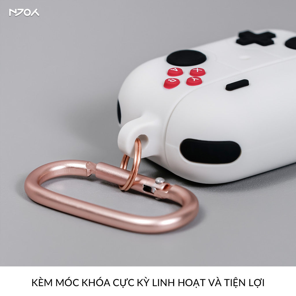 Ốp Silicon Máy Chơi Game Kèm Móc Khóa Cho Tai Nghe Airpods Pro 2 4