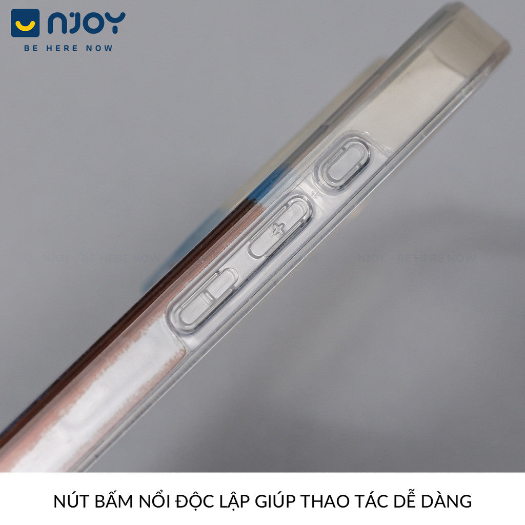 Ốp Lưng Sọc Phản Quang Palette Bảo Vệ Camera Cho Điện Thoại iPhone 16 Pro Max 15 14 13 12