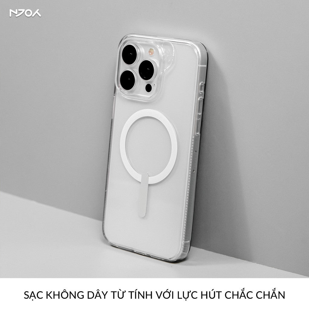 Ốp Magsafe Trong Suốt Zagg Chống Sốc Cho iPhone 16 Pro Max 15 14 13