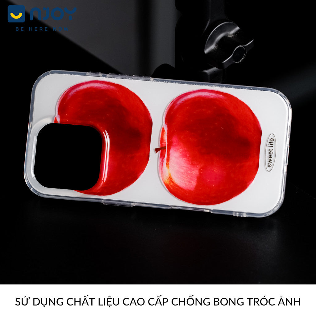 Ốp Lưng In Hình Táo Art Sweet Life Có Túi Khí Chống Sốc Cho Điện Thoại iPhone 16 Pro Max 15 14 13