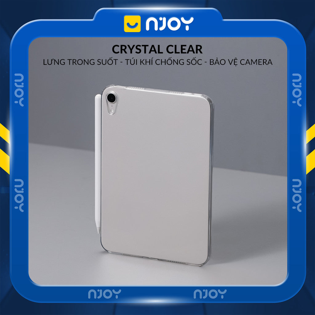 Ốp Trong Suốt iPad Chống Sốc Bảo Vệ Camera Cho iPad Pro M4 M2 M1 Air 4 5 6 7 Gen 10 11 Mini 6 7