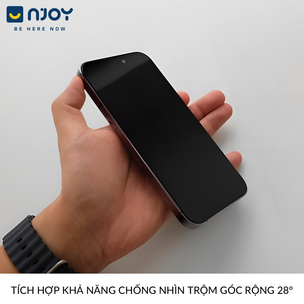 Kính Cường Lực Hoda Chống Trộm Chống Chói Cao Cấp Cho Điện Thoại iPhone 17 Pro Max 16 15