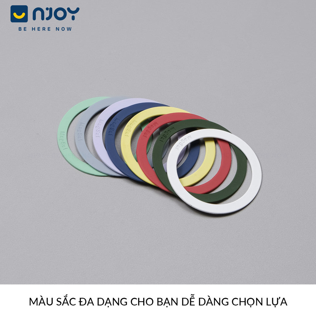 Vòng Nam Châm TPE Hỗ Trợ Sạc Không Dây Từ Tính·Keo 3M Cho Điện Thoại iPhone 16 Pro Max 15 14 13 12 11 X Xsmax