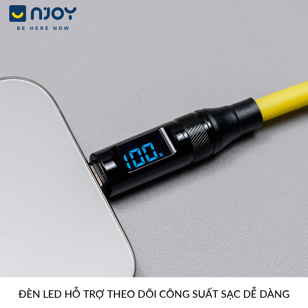 Cáp Sạc Nhanh 100W Type C To Type C Cho Điện Thoại iPhone Samsung Macbook Laptop iPad