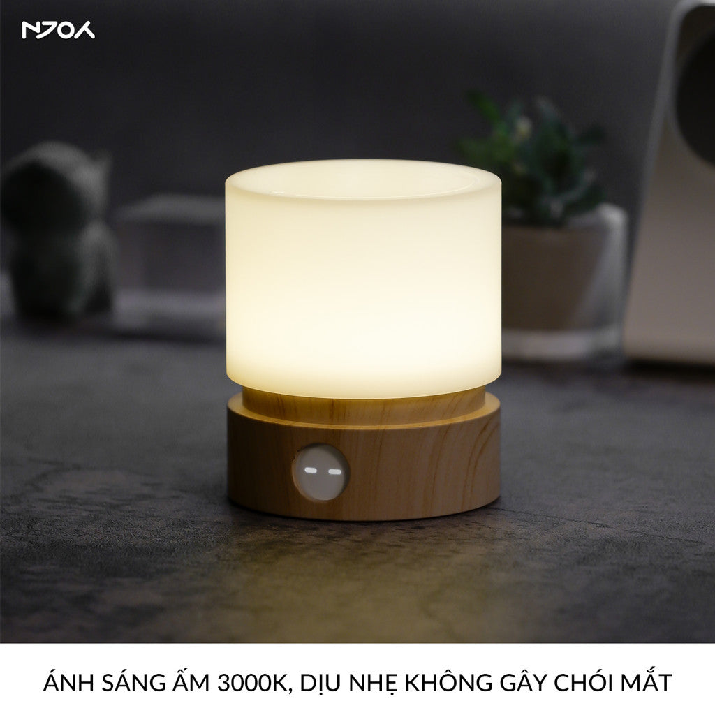 Đèn Ngủ LED Bảo Vệ Mắt Điều Chỉnh Độ Sáng Hẹn Giờ Trang Trí Phòng Ngủ Để Bàn