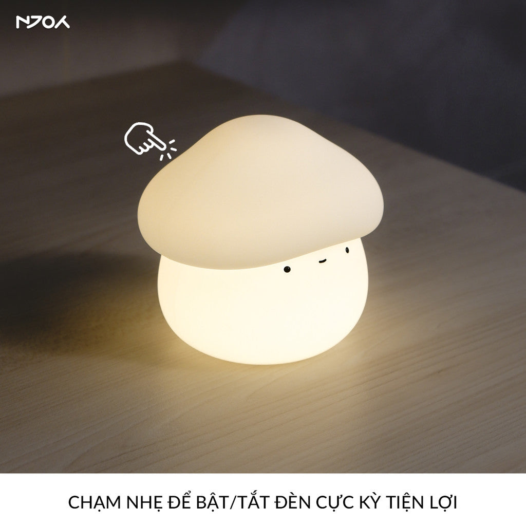 Đèn Ngủ Decor Cảm Ứng Squishy Siêu Mềm Điều Chỉnh Sáng Hẹn Giờ Trang Trí Bàn Học
