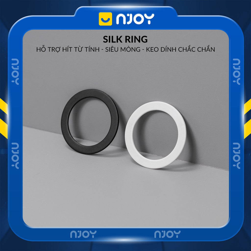 Vòng Nam Châm 3D Hỗ Trợ Sạc Không Dây Từ Tính Cho Điện Thoại iPhone 16 Pro Max 15 14 13 12 11 X Xs
