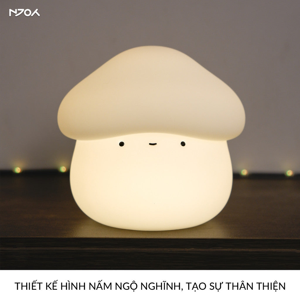 Đèn Ngủ Decor Cảm Ứng Squishy Siêu Mềm Điều Chỉnh Sáng Hẹn Giờ Trang Trí Bàn Học