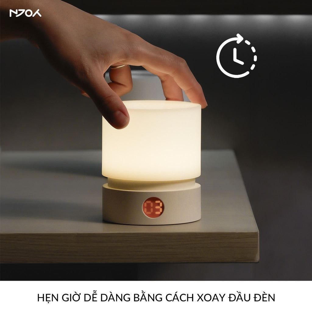 Đèn Ngủ LED Bảo Vệ Mắt Điều Chỉnh Độ Sáng Hẹn Giờ Trang Trí Phòng Ngủ Để Bàn