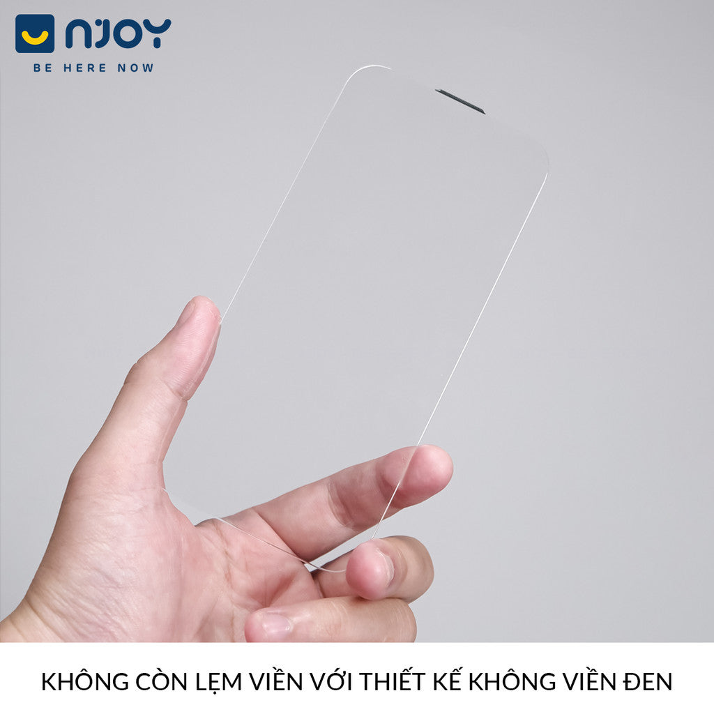 Kính Cường Lực Trong Suốt Không Viền Đen Wekome Có Lưới Loa Cho Điện Thoại iPhone 16 Pro Max 15 14