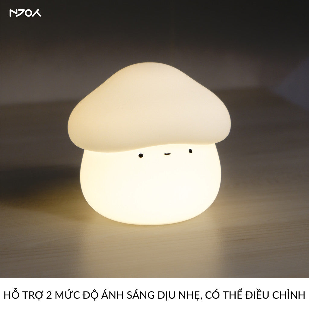 Đèn Ngủ Decor Cảm Ứng Squishy Siêu Mềm Điều Chỉnh Sáng Hẹn Giờ Trang Trí Bàn Học