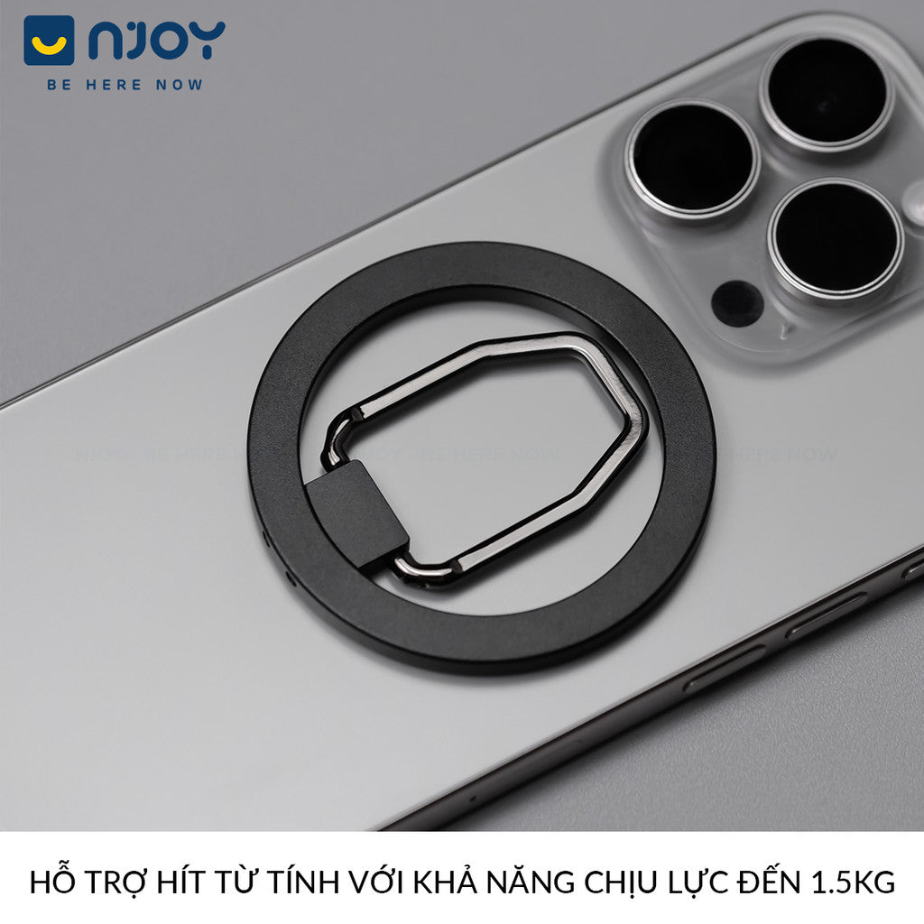 Giá Đỡ Điện Thoại Popsocket Hít Từ Tính Kim Loại Cao Cấp Siêu Mỏng Cho Điện Thoại iPhone Samsung