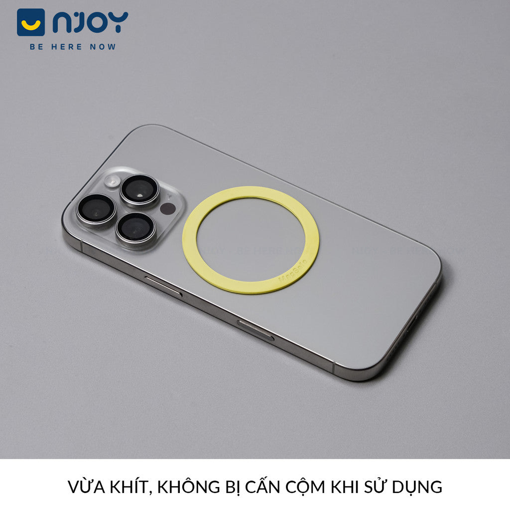 Vòng Nam Châm TPE Hỗ Trợ Sạc Không Dây Từ Tính·Keo 3M Cho Điện Thoại iPhone 16 Pro Max 15 14 13 12 11 X Xsmax