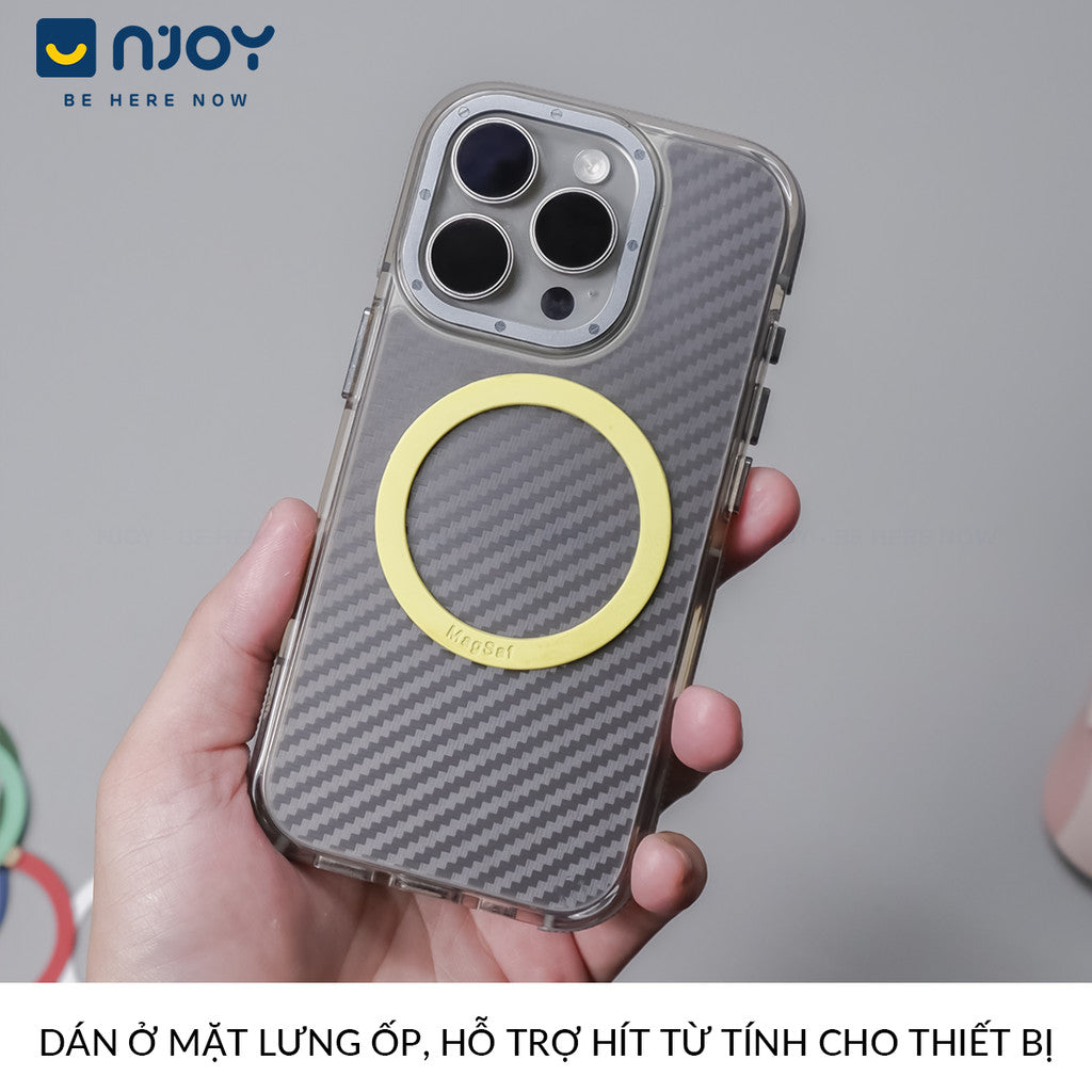 Vòng Nam Châm TPE Hỗ Trợ Sạc Không Dây Từ Tính·Keo 3M Cho Điện Thoại iPhone 16 Pro Max 15 14 13 12 11 X Xsmax