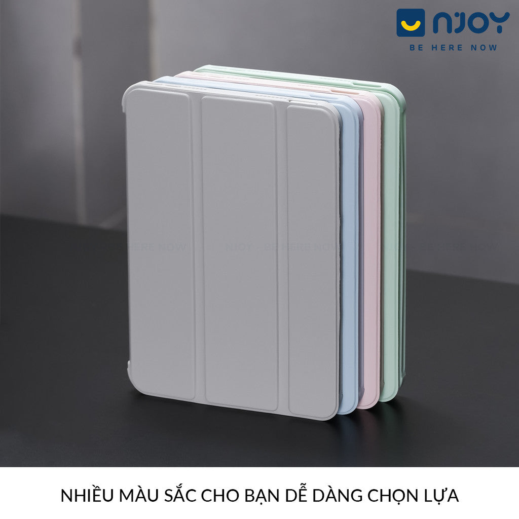 Ốp Lưng Bao Da Trơn Nhiều Màu Chống Sốc Cho iPad Air 4 5 6 7 Pro 11 Pro 12.9 Gen 10 11 Mini 6 7