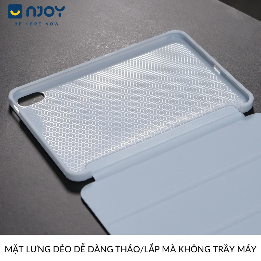 Ốp Lưng Bao Da Trơn Nhiều Màu Chống Sốc Cho iPad Air 4 5 6 7 Pro 11 Pro 12.9 Gen 10 11 Mini 6 7